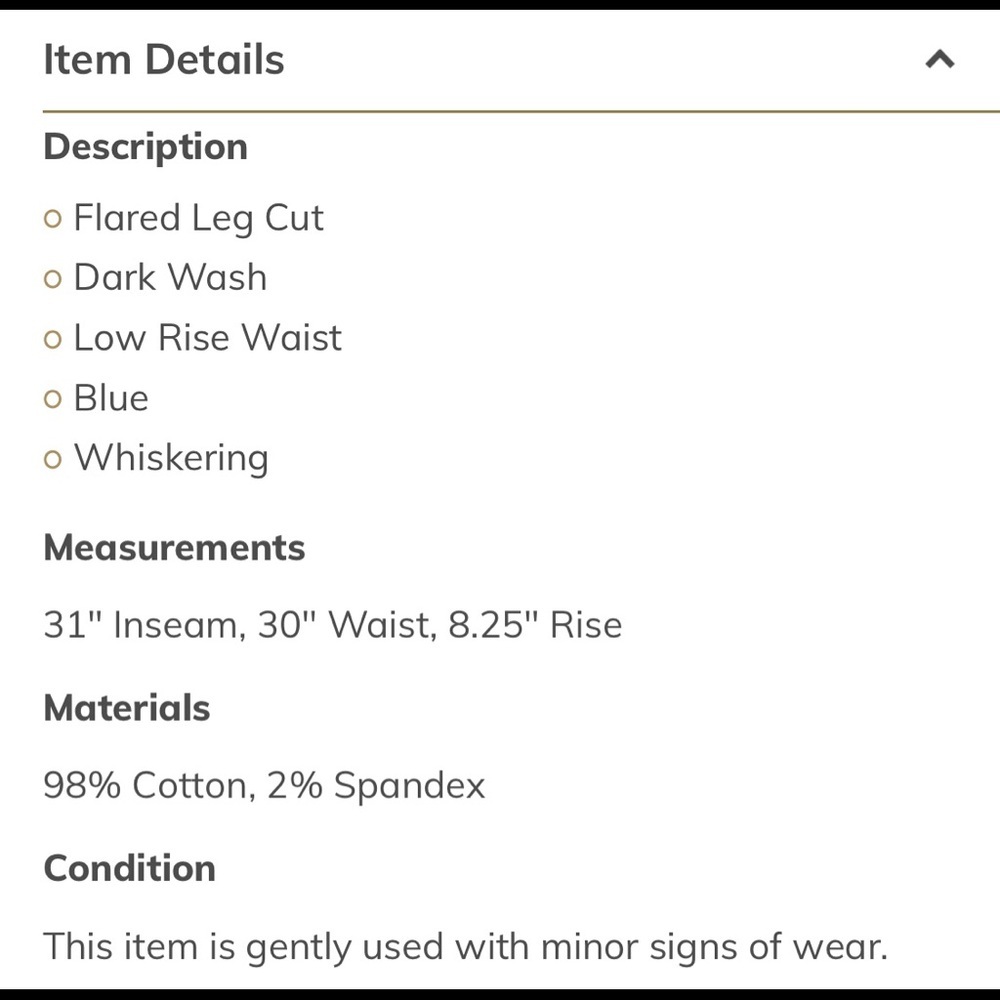Lucky Brand Jeans Size 4 - Picture 3 of 3
